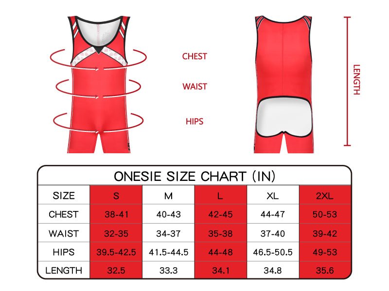 Landofgenie Landofgenie Take Down Singlet Jock - Red - landofgenie