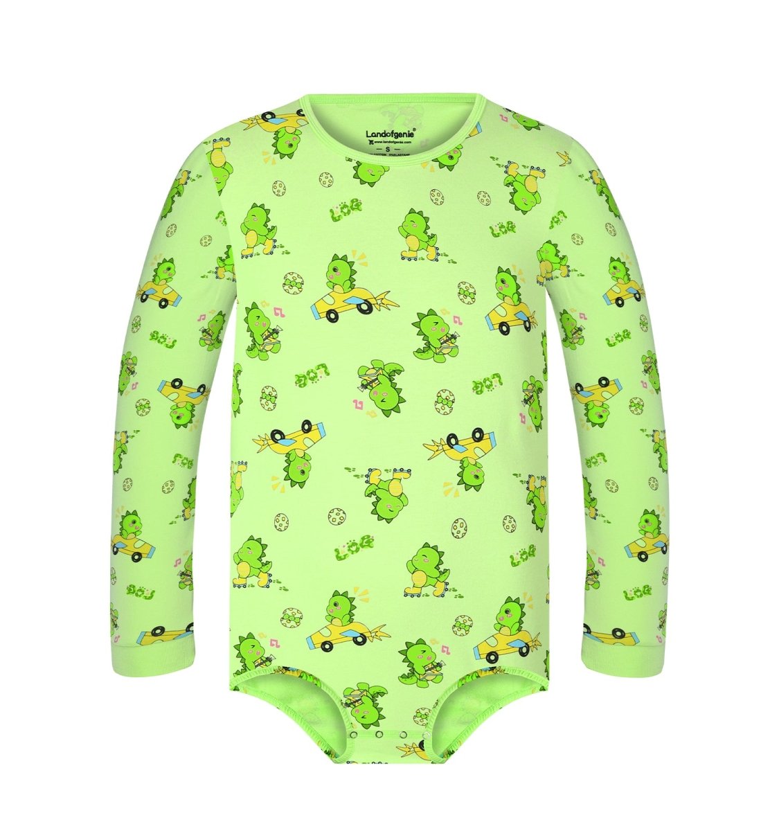 Landofgenie Long Sleeve Men Cotton Onesie - Dino - landofgenie
