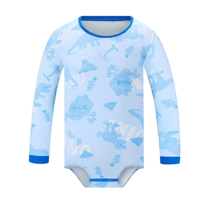 Landofgenie Long Sleeve Men Cotton Onesie - Dinosaur - landofgenie