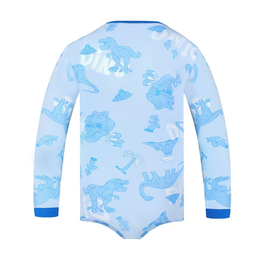 Landofgenie Long Sleeve Men Cotton Onesie - Dinosaur - landofgenie