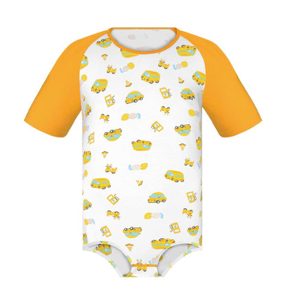 Landofgenie Men Print Onesie - Cartoon Car - landofgenie