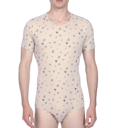 Landofgenie Men Print Onesie - Country Yards - landofgenie