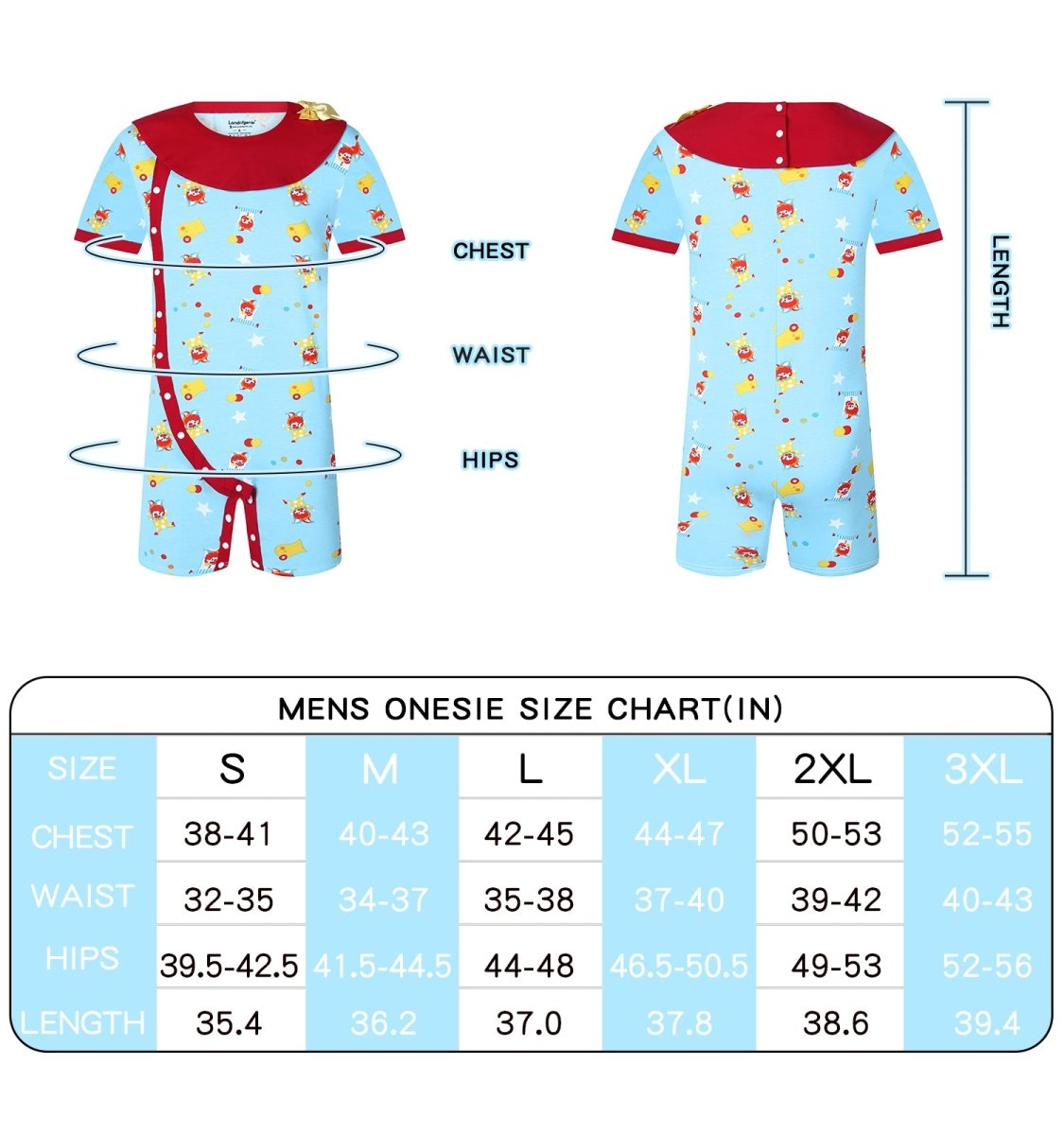 Landofgenie Men Print Onesie - Joker - landofgenie