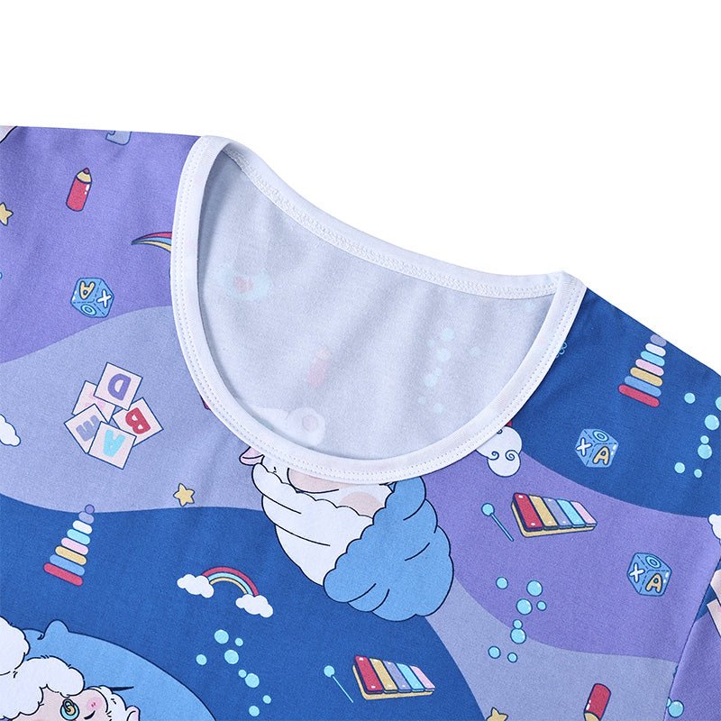 Landofgenie Men Print Onesie - Lamb - landofgenie