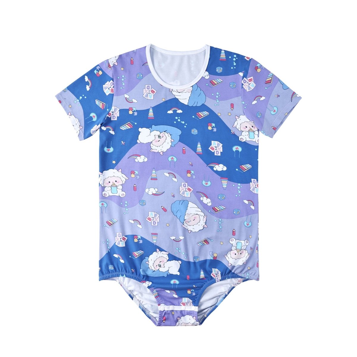 Landofgenie Men Print Onesie - Lamb - landofgenie