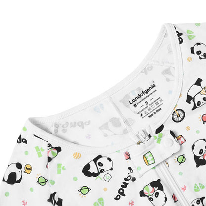 Landofgenie Men Print Onesie - Panda Print - landofgenie