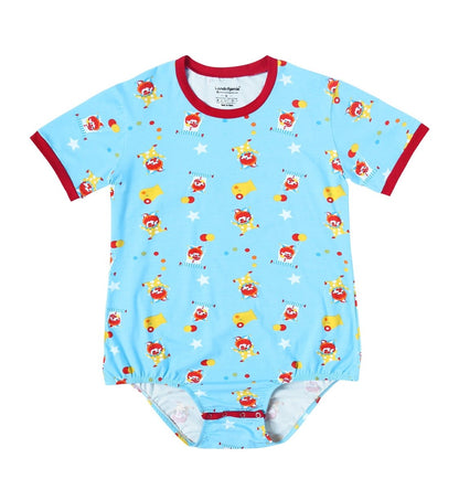 Landofgenie Men Print Onesie Snap Crotch - Joker - landofgenie
