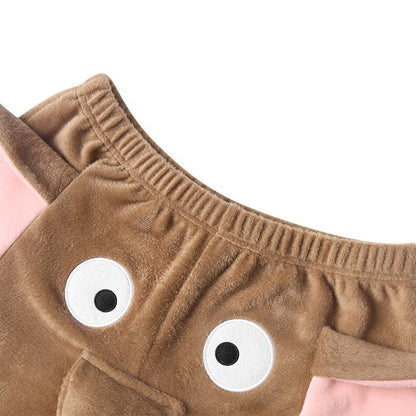 Landofgenie Men Shorts COSPLAY Elephant Style Coffee - landofgenie
