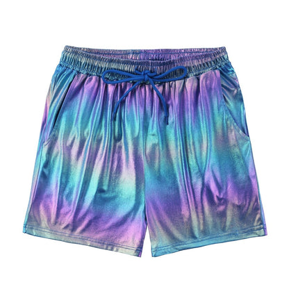 Landofgenie Mens Casual Drawstring Shorts - Navy - landofgenie