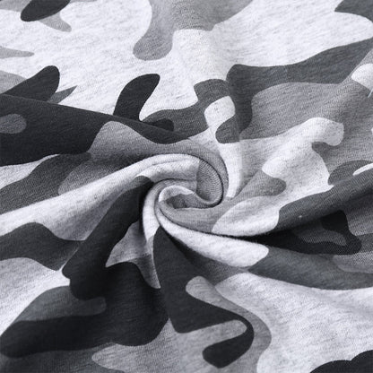 Landofgenie Mens Cotton Sleeveless Bodysuit - Camo Lt grey - landofgenie
