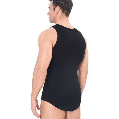 Landofgenie Mens Cotton Soft Ribbed Onesie - Black - landofgenie
