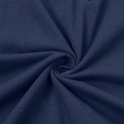 Landofgenie Mens Jumpsuit Polo Shirt Casual Style - Navy - landofgenie