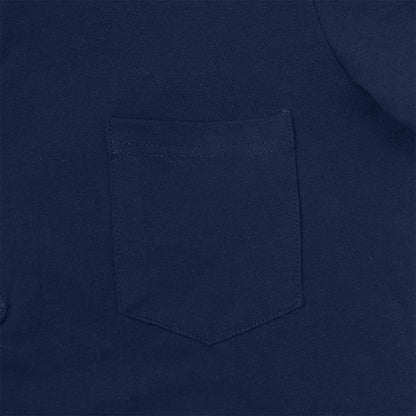 Landofgenie Mens Jumpsuit Polo Shirt Casual Style - Navy - landofgenie
