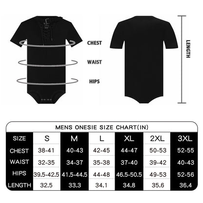 Landofgenie Mens jumpsuit short - Black - landofgenie