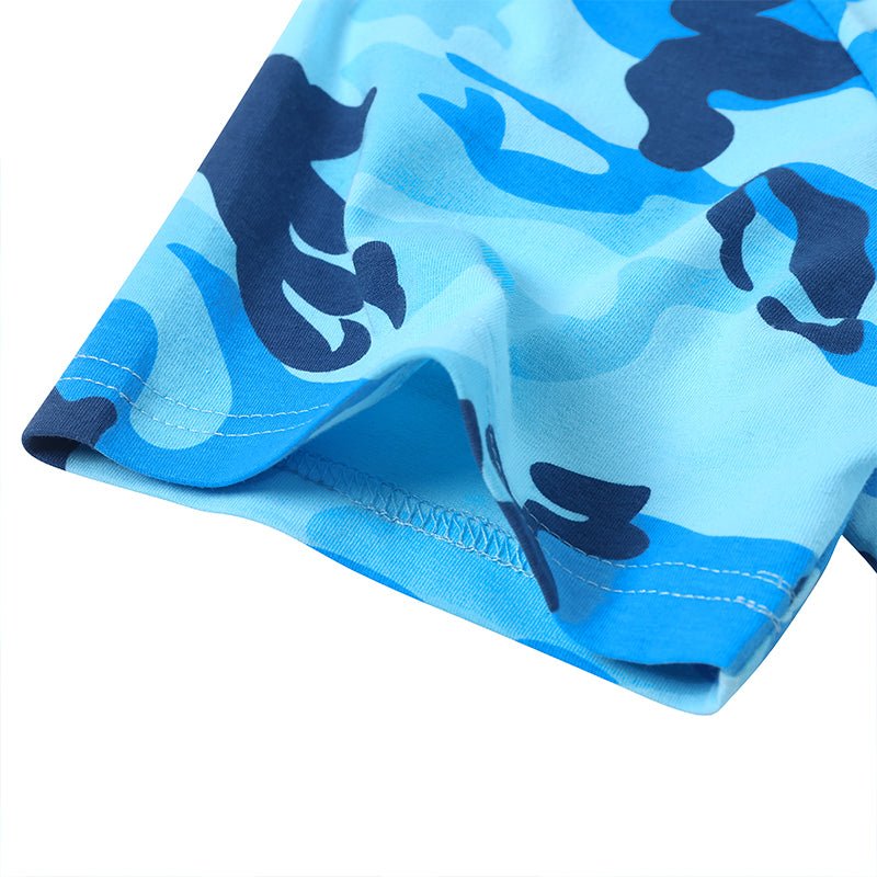 Landofgenie Mens Print Onesie - Camo Blue - landofgenie