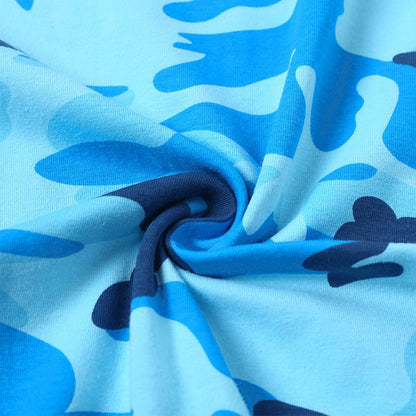 Landofgenie Mens Print Onesie - Camo Blue - landofgenie
