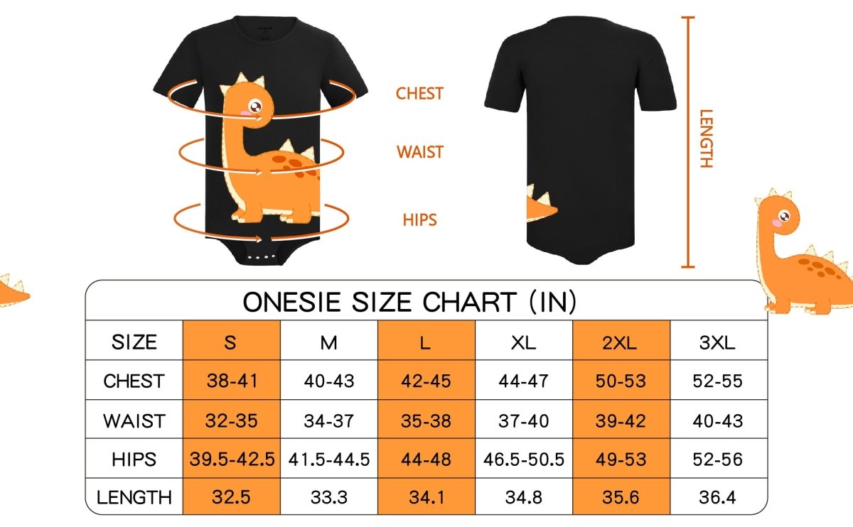Landofgenie Mens Print Onesie - Dinosaur black - landofgenie
