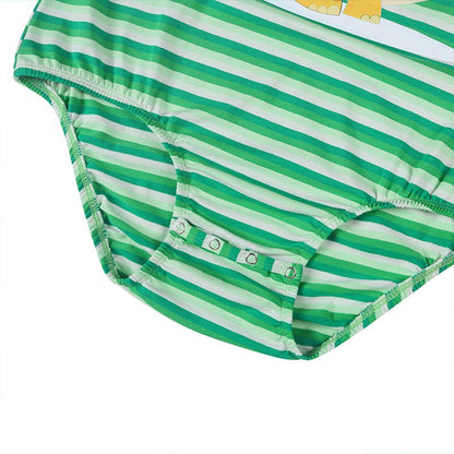 Landofgenie Mens Print Stripe Onesie -Punk Dino - landofgenie