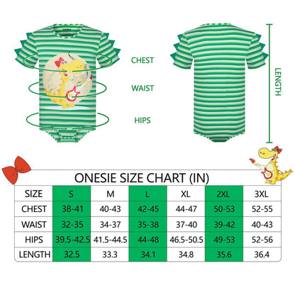 Landofgenie Mens Print Stripe Onesie -Punk Dino - landofgenie