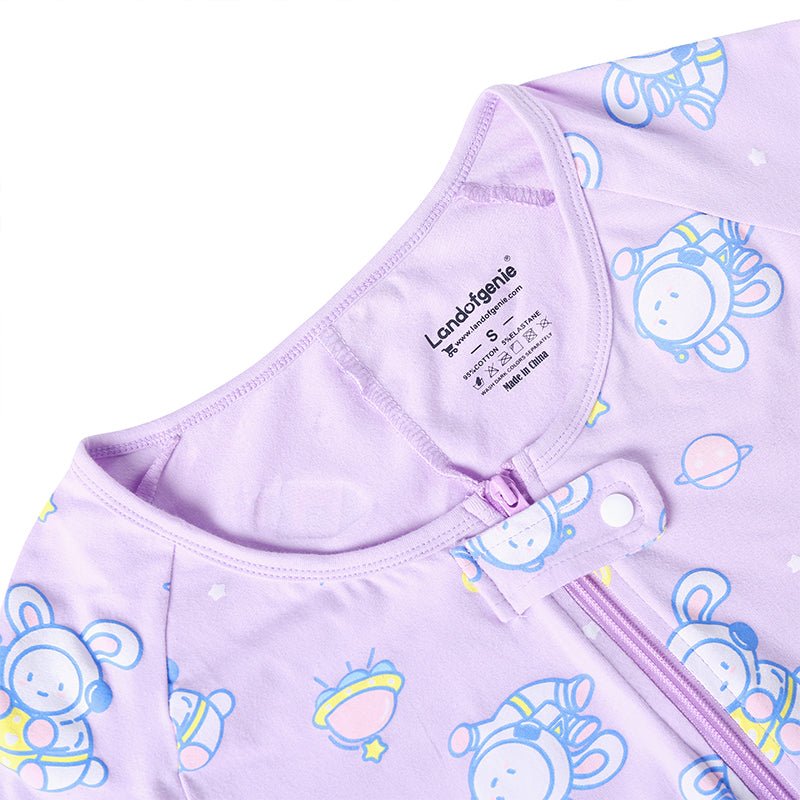 Landofgenie Mens Short Sleeve Onesie Piece Pajama - Astronaut - landofgenie