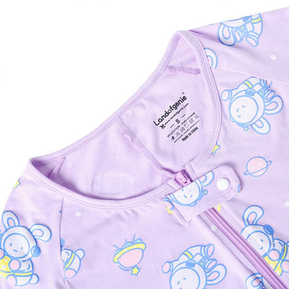 Landofgenie Mens Short Sleeve Onesie Piece Pajama - Astronaut - landofgenie