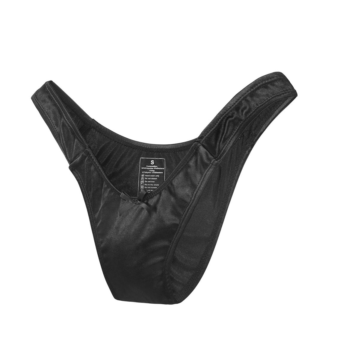 Landofgenie No gender hiding Thong Tucking Gaff Panties - Black - landofgenie