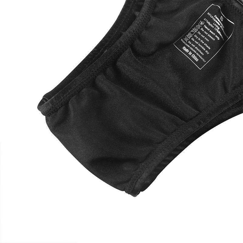 Landofgenie No gender hiding Thong Tucking Gaff Panties - Black - landofgenie