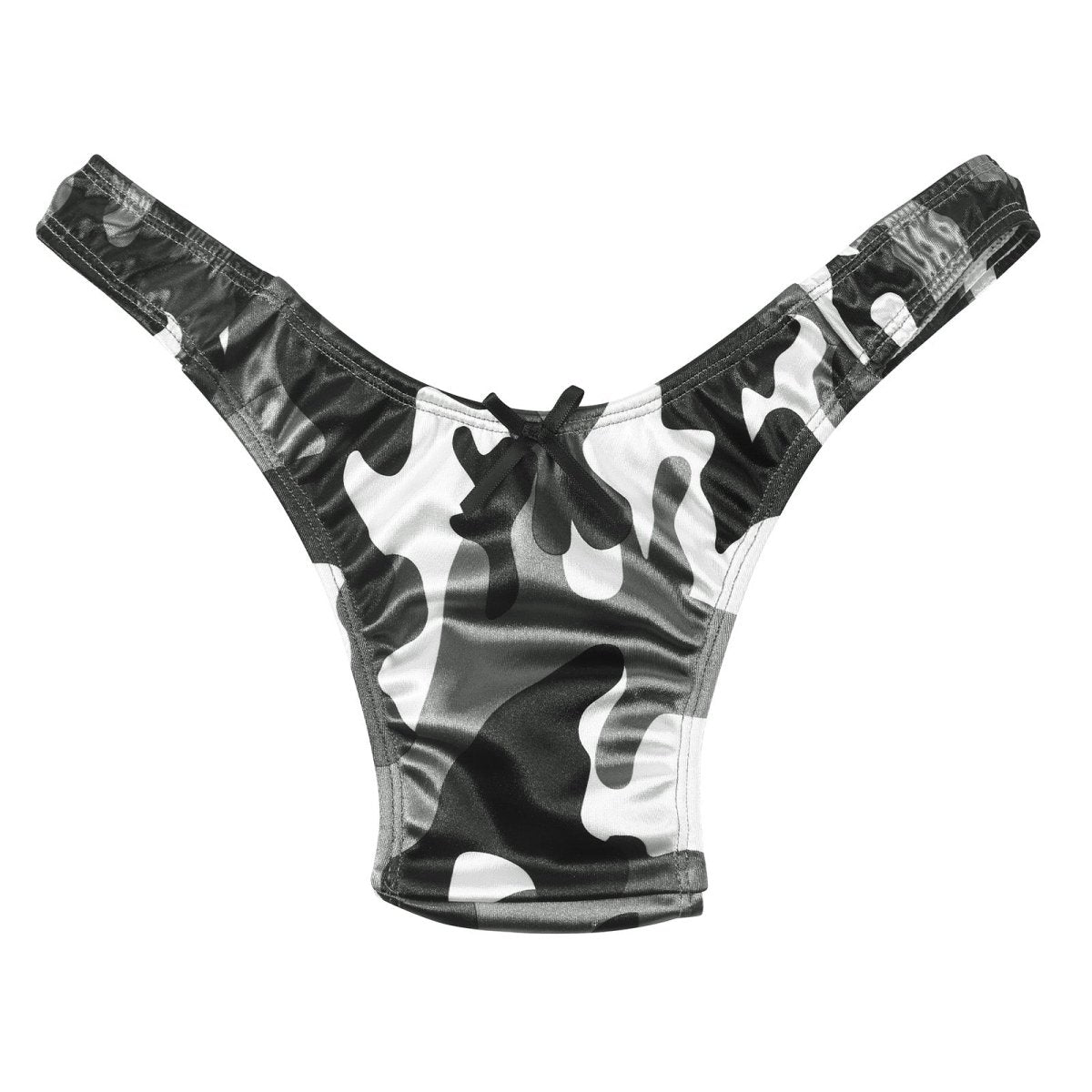Landofgenie No gender hiding Thong Tucking Gaff Panties - Camouflage Black - landofgenie