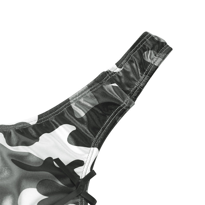 Landofgenie No gender hiding Thong Tucking Gaff Panties - Camouflage Black - landofgenie