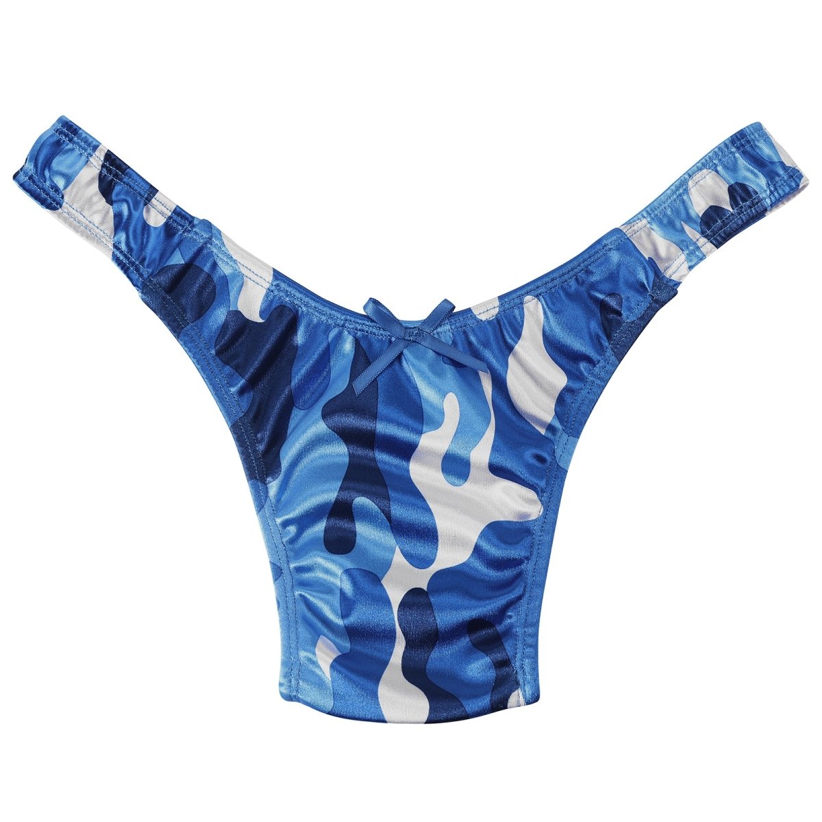 Landofgenie No gender hiding Thong Tucking Gaff Panties - Camouflage Blue - landofgenie