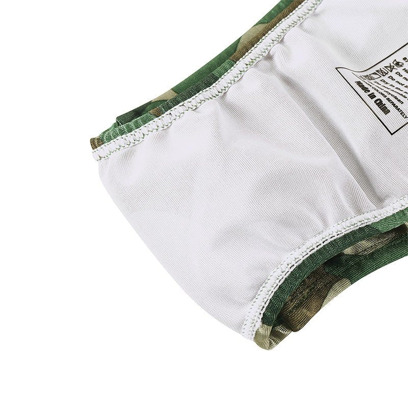 Landofgenie No gender hiding Thong Tucking Gaff Panties - Camouflage Green - landofgenie