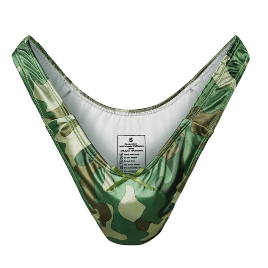 Landofgenie No gender hiding Thong Tucking Gaff Panties - Camouflage Green - landofgenie