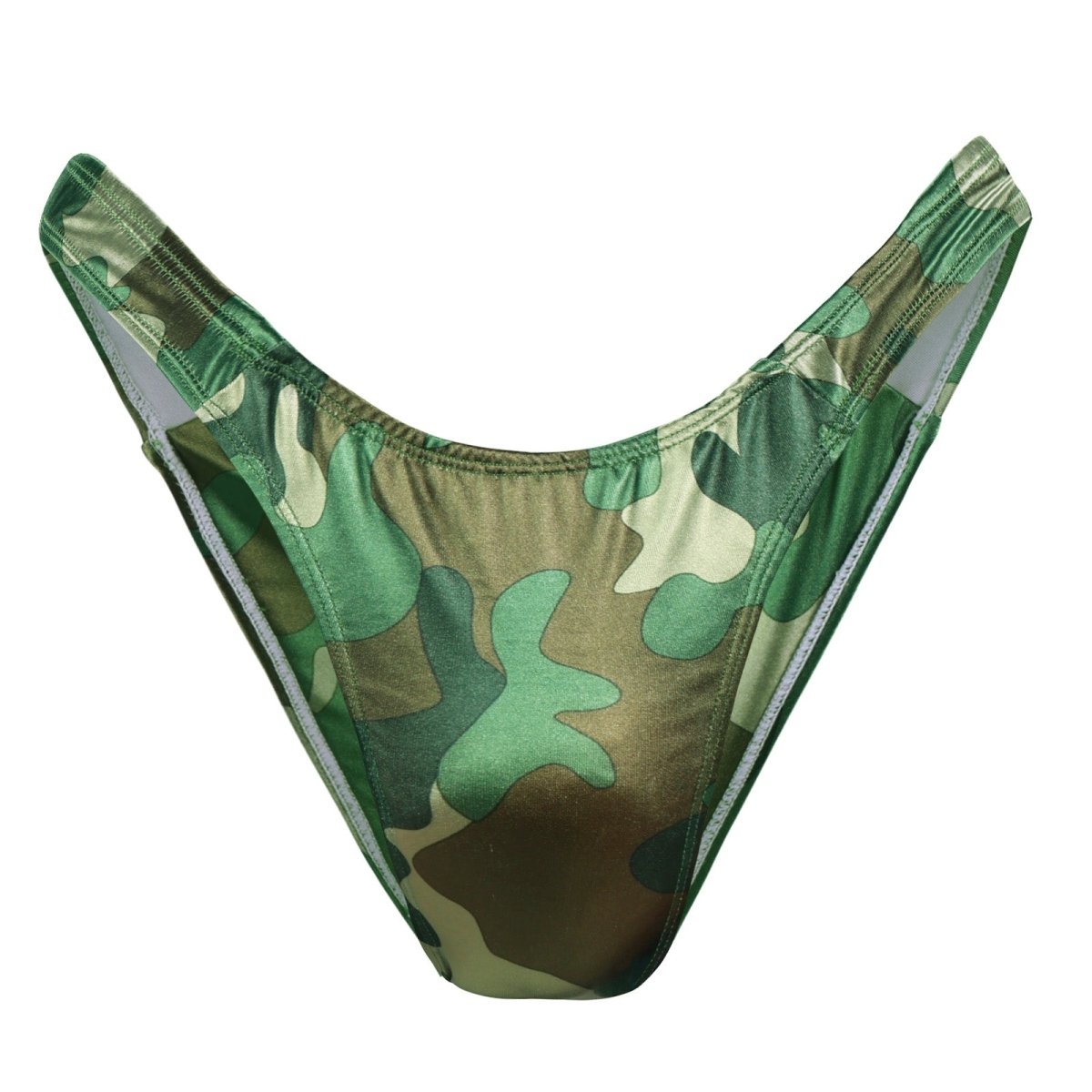 Landofgenie No gender hiding Thong Tucking Gaff Panties - Camouflage Green - landofgenie