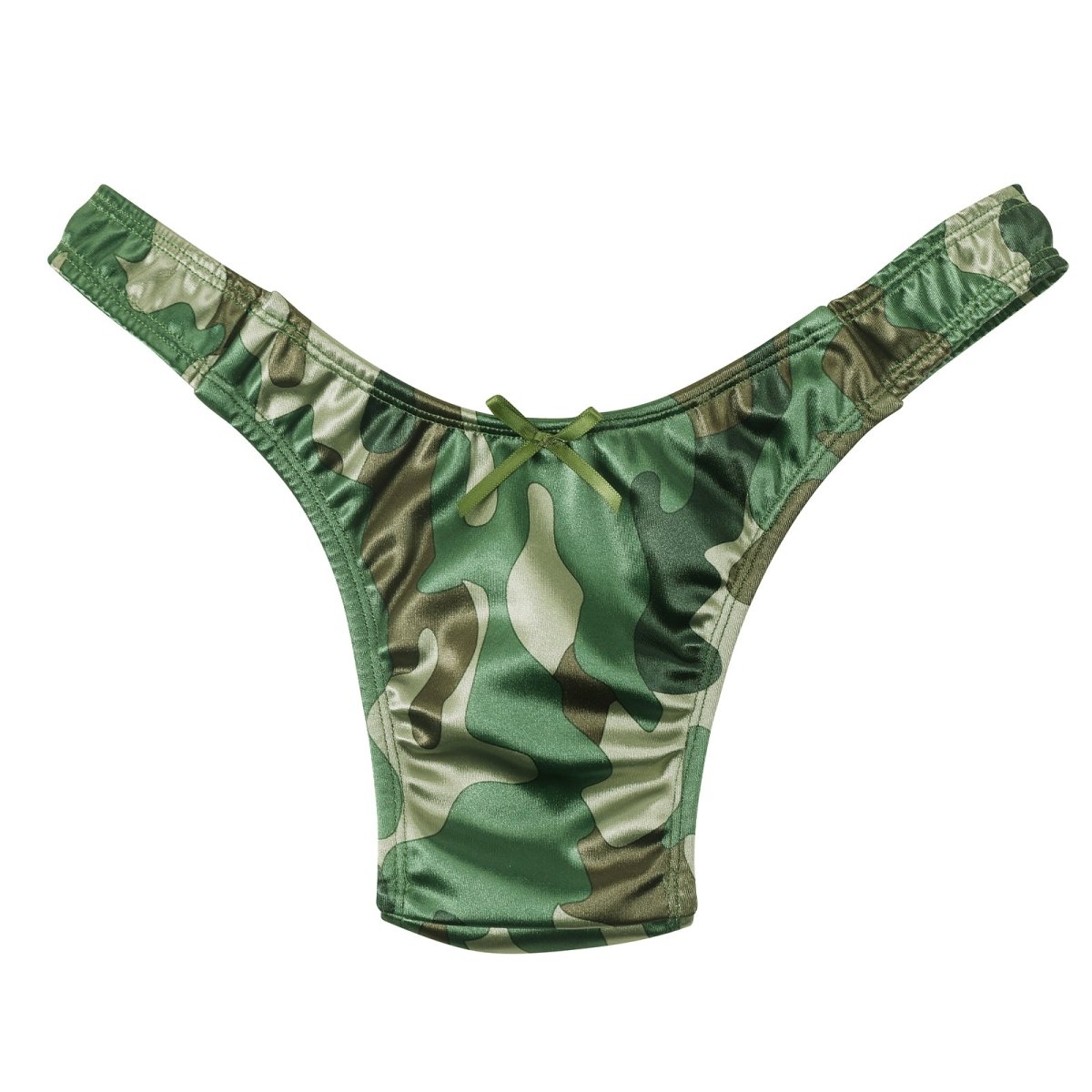 Landofgenie No gender hiding Thong Tucking Gaff Panties - Camouflage Green - landofgenie