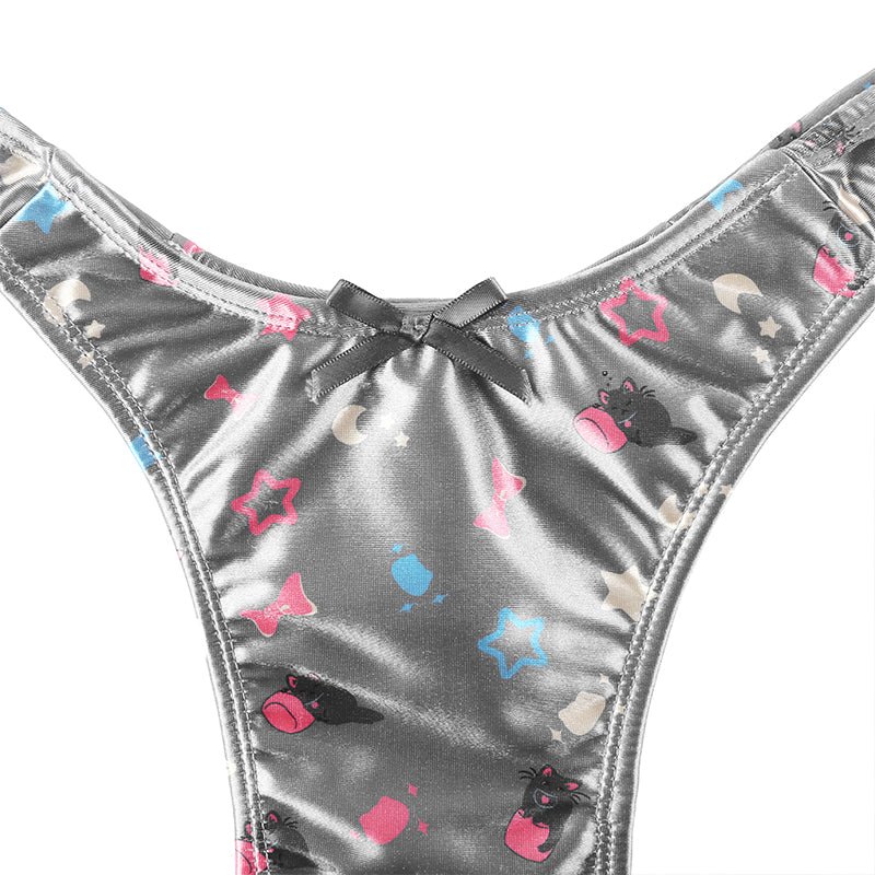 Landofgenie No gender hiding Thong Tucking Gaff Panties - Cat - landofgenie