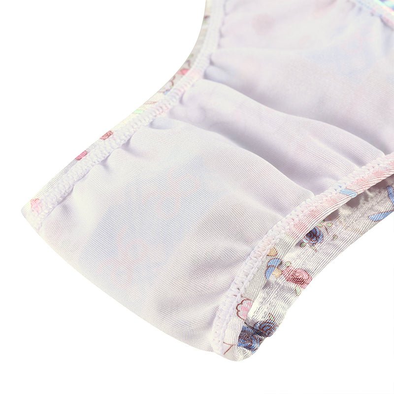 Landofgenie No gender hiding Thong Tucking Gaff Panties - Garden Bunny - landofgenie