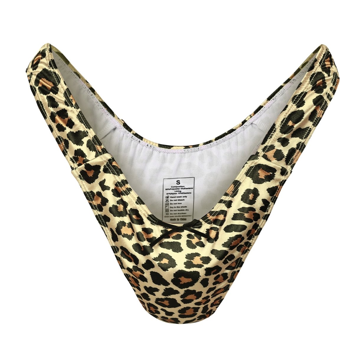 Landofgenie No gender hiding Thong Tucking Gaff Panties - Leopard print - landofgenie