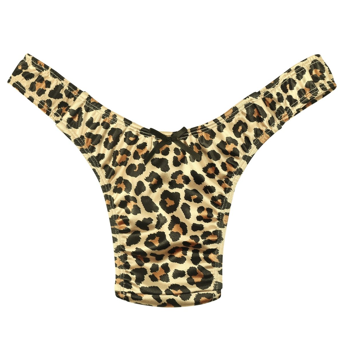 Landofgenie No gender hiding Thong Tucking Gaff Panties - Leopard print - landofgenie