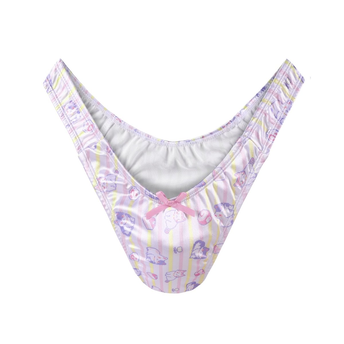 Landofgenie No gender hiding Thong Tucking Gaff Panties - Pixel Cat - landofgenie