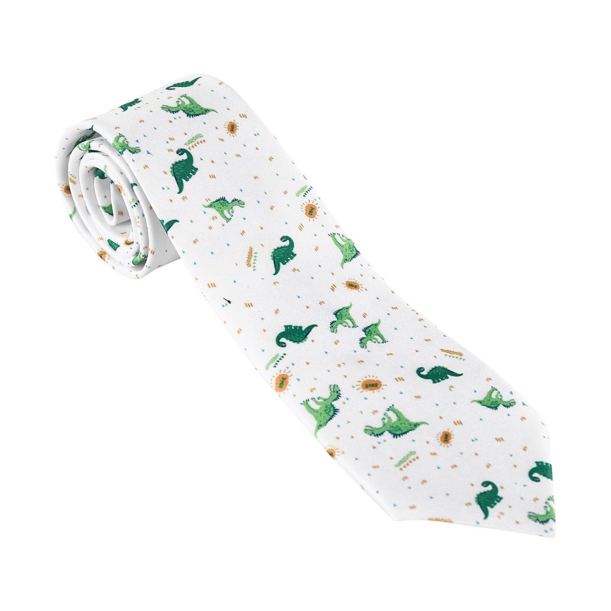 Landofgenie Printed Tie - Ancient dinosaurs - landofgenie