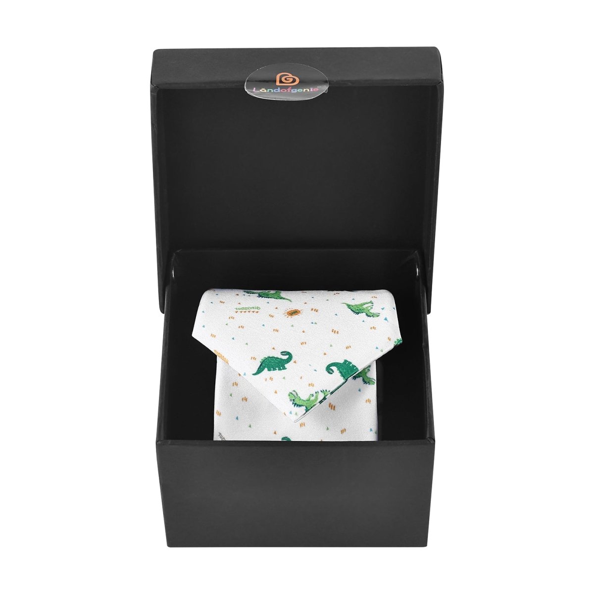 Landofgenie Printed Tie - Ancient dinosaurs - landofgenie