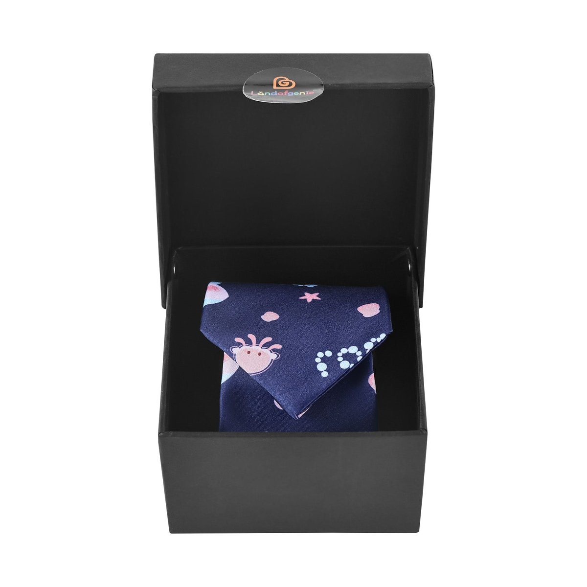 Landofgenie Printed Tie - Ocean animals - landofgenie