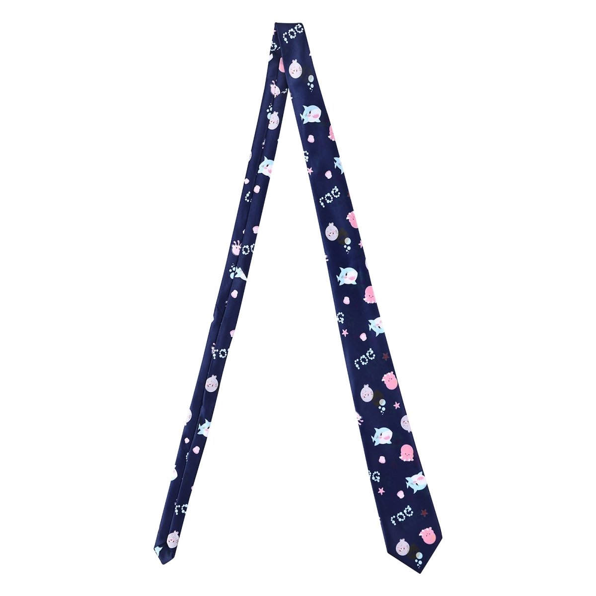 Landofgenie Printed Tie - Ocean animals - landofgenie