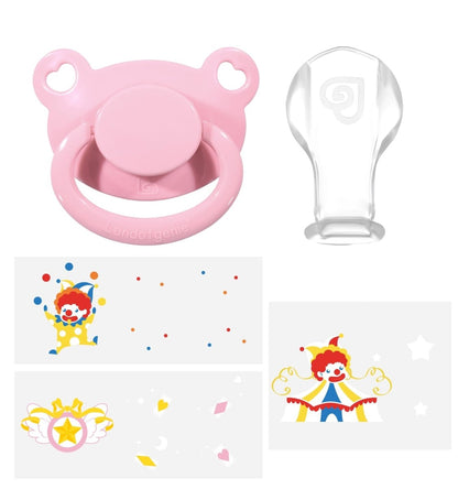 Landofgenie Replacement Pacifier Nipple and Cartoon Stickers Set - landofgenie