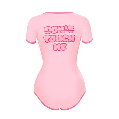 Landofgenie ABDL Diaper Lover Cotton Onesie - Dont Touch Me - landofgenie