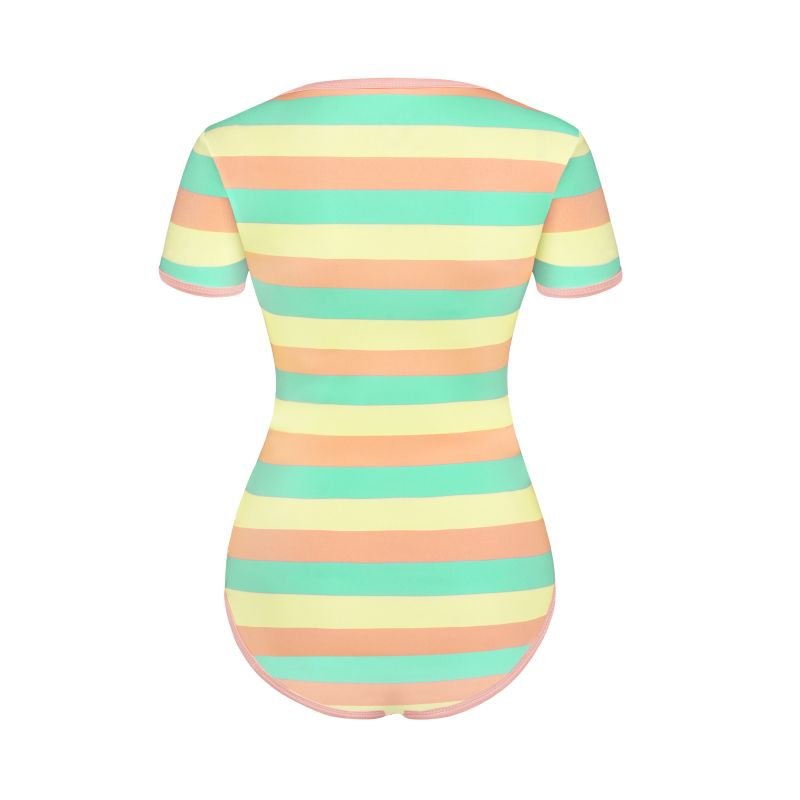 Landofgenie ABDL Women Onesie - Ice Cream & Strawberry Bunny - landofgenie