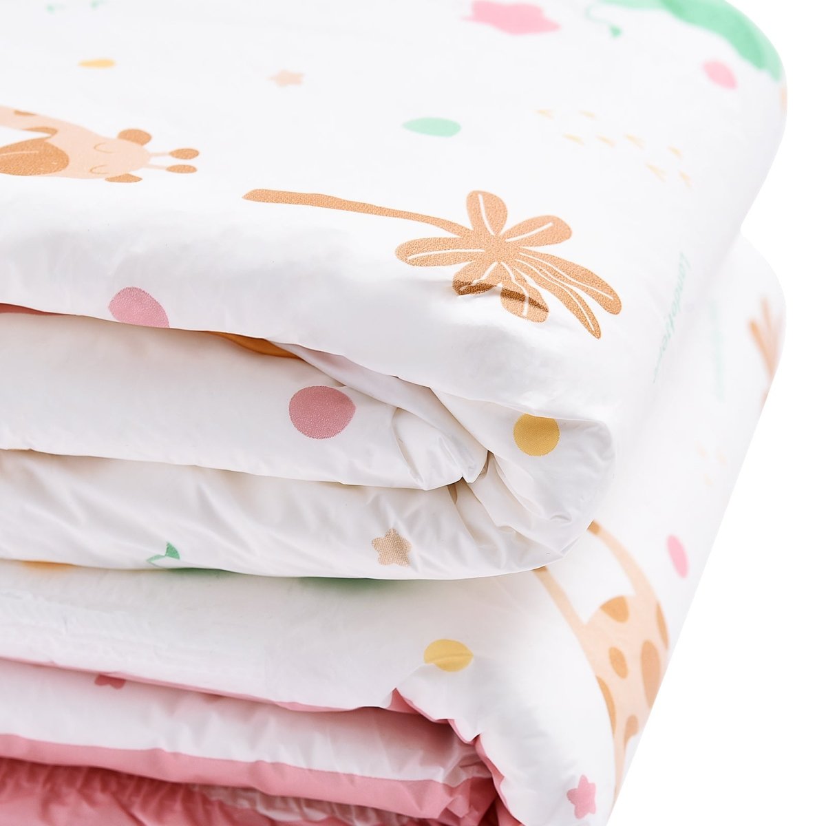 Landofgenie Adult ABDL Diapers Overnight Adult Diapers With 10 Pieces - Anime Giraffe and Elephant - landofgenie
