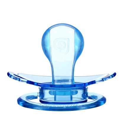 Landofgenie Adult Sized Gloss Pacifier - Pink & Blue Bear Paci - landofgenie