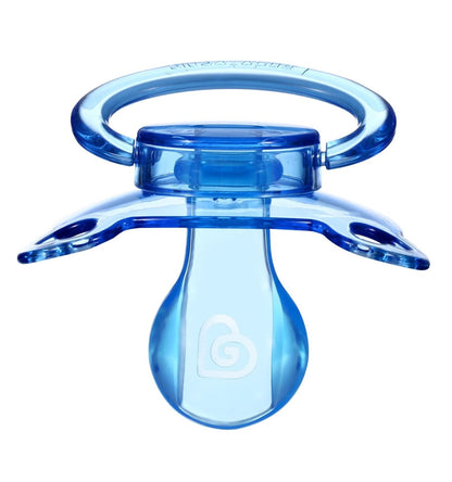 Landofgenie Adult Sized Gloss Pacifier - Pink & Blue Bear Paci - landofgenie
