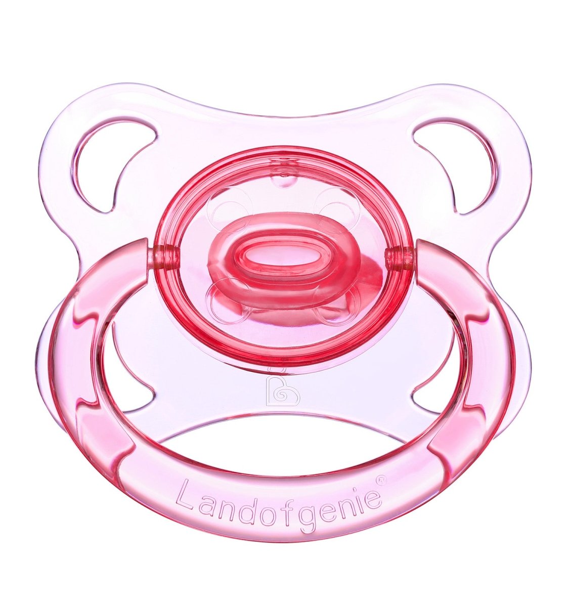 Landofgenie Adult Sized Gloss Pacifier - Pink & Blue Moon Paci - landofgenie